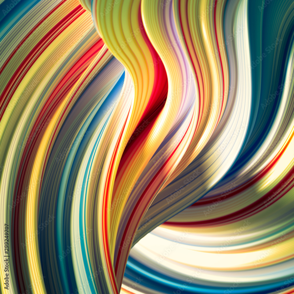 Elegant colored background with lines. 3d illustration, 3d rendering. Elegant colored background with lines. 3d illustration, 3d rendering.