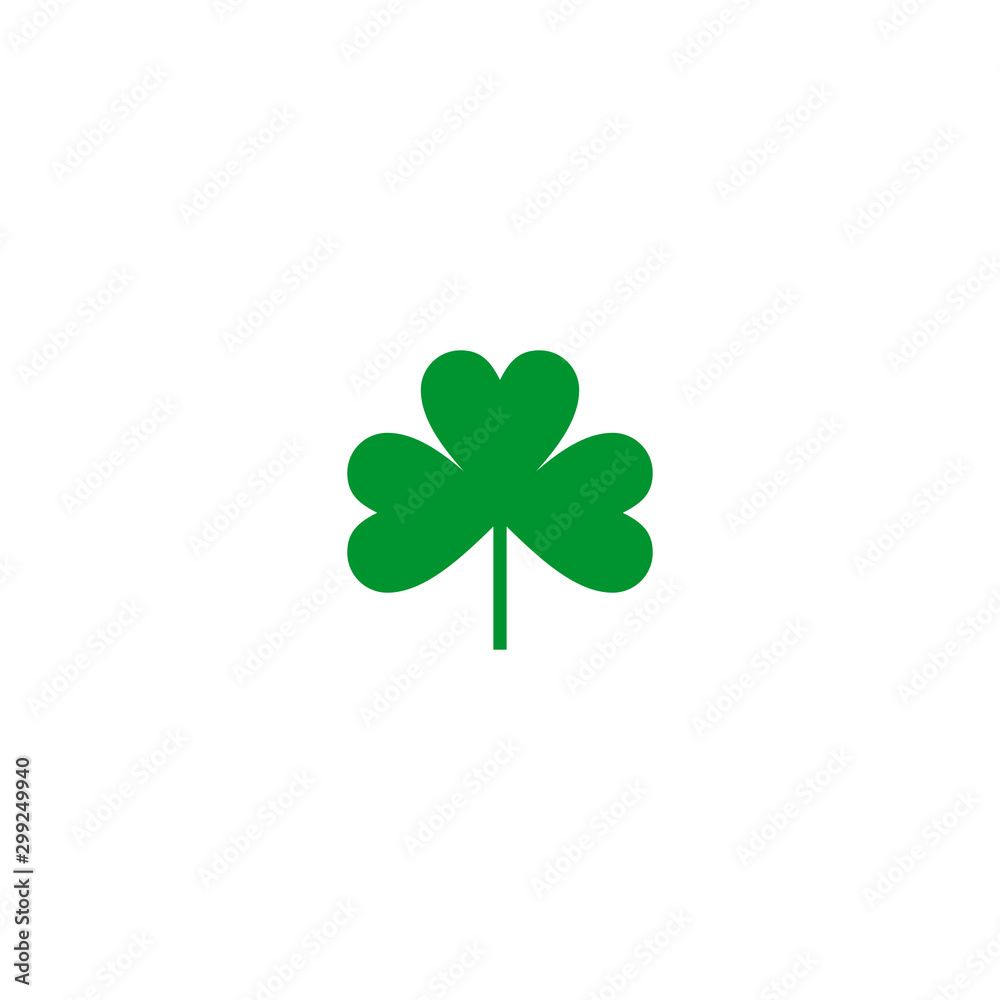 Clover leaf icon logo design vector template Clover leaf icon logo design vector template