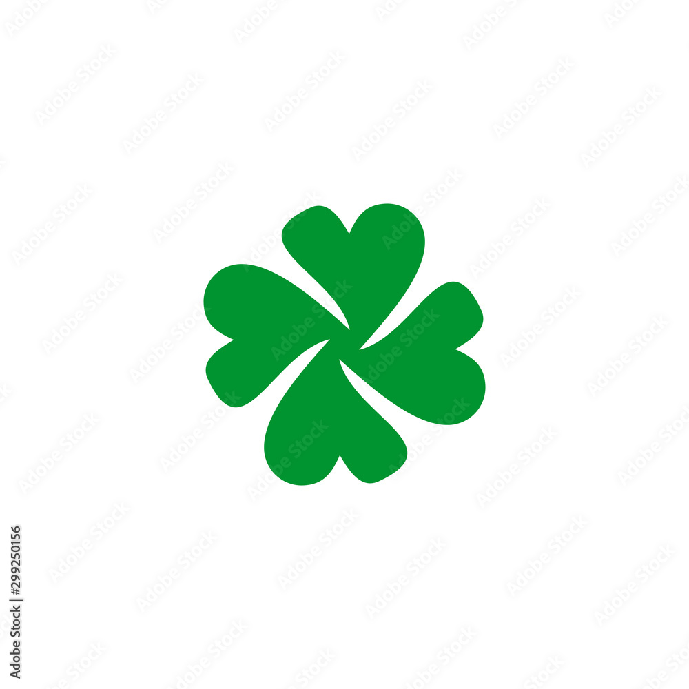 Clover leaf icon logo design vector template Clover leaf icon logo design vector template