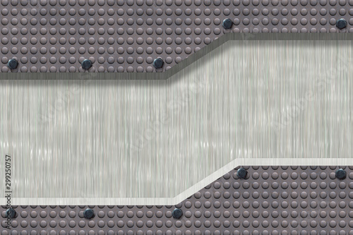 Abstract Metal textured Ind...