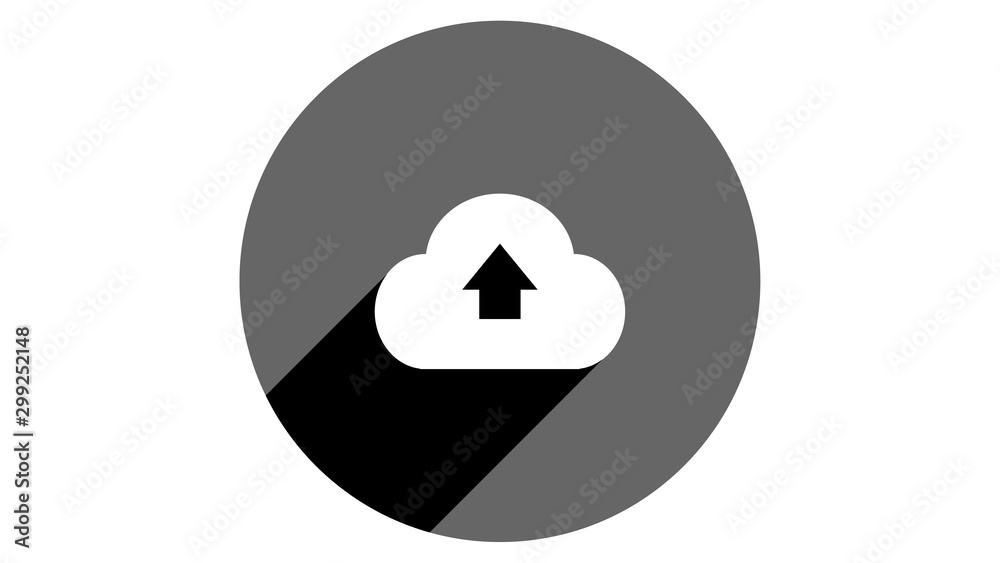 Storage icon, upload icon, cloud icon. Flat icons vector design. Simple icons with shadows Storage icon, upload icon, cloud icon. Flat icons vector design. Simple icons with shadows