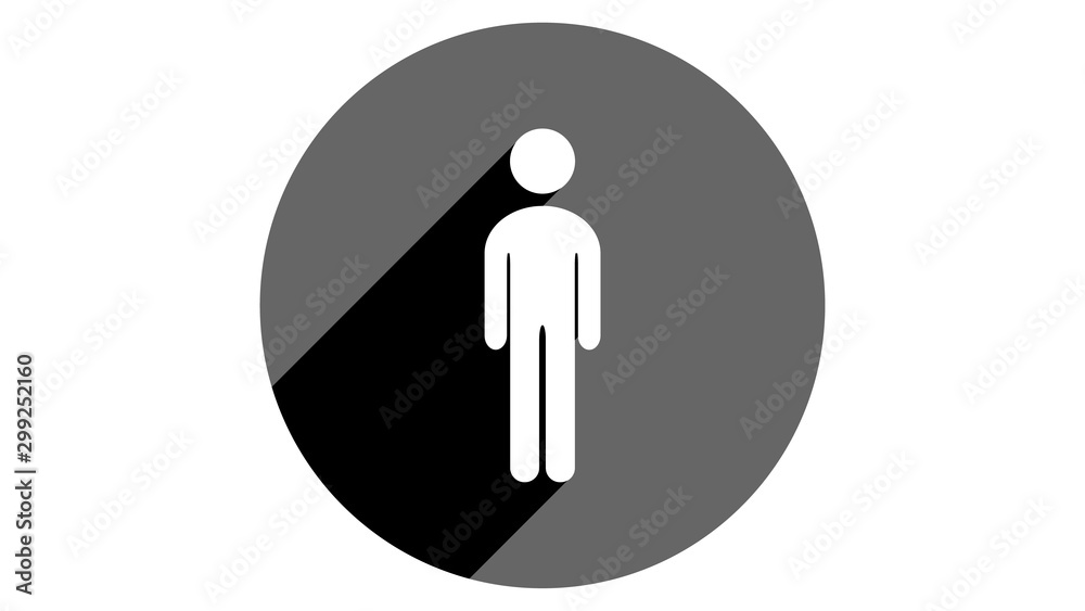 Man icon, avatar icon, user icon. Flat icons vector design. Simple icons with shadows Man icon, avatar icon, user icon. Flat icons vector design. Simple icons with shadows
