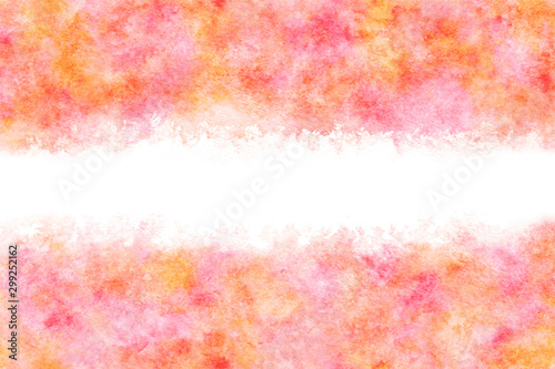 ピンク 抽象 グランジ 正月 水彩 背景 © Naoki Kim