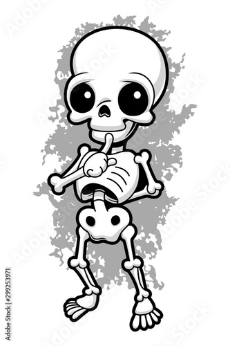 Cute skeleton