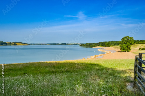 Billede på lærred View across Rutland Water a large reservoir in Leicestershire.