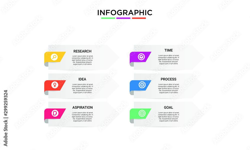 vector step Infographic stack chart design with icons and 6 options or steps. for business concept. Can be used for presentations banner, workflow layout, process diagram, flow chart vector step Infographic stack chart design with icons and 6 options or steps. for business concept. Can be used for presentations banner, workflow layout, process diagram, flow chart
