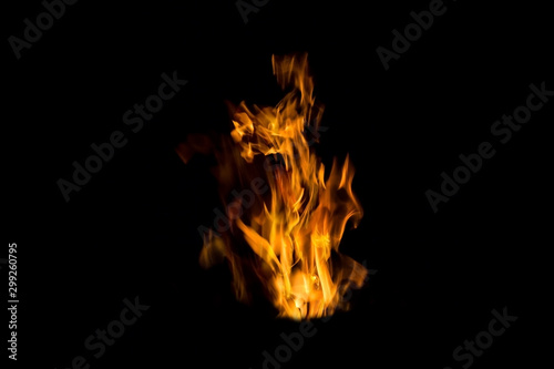 Fire flames background © sirawut