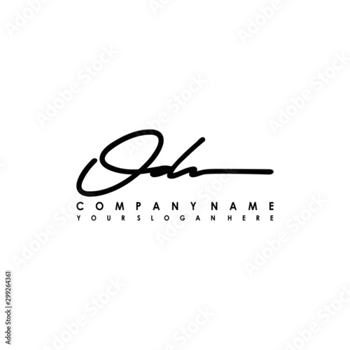 OD initials signature logo. Handwriting logo vector templates. Logo for business, beauty, fashion, signature