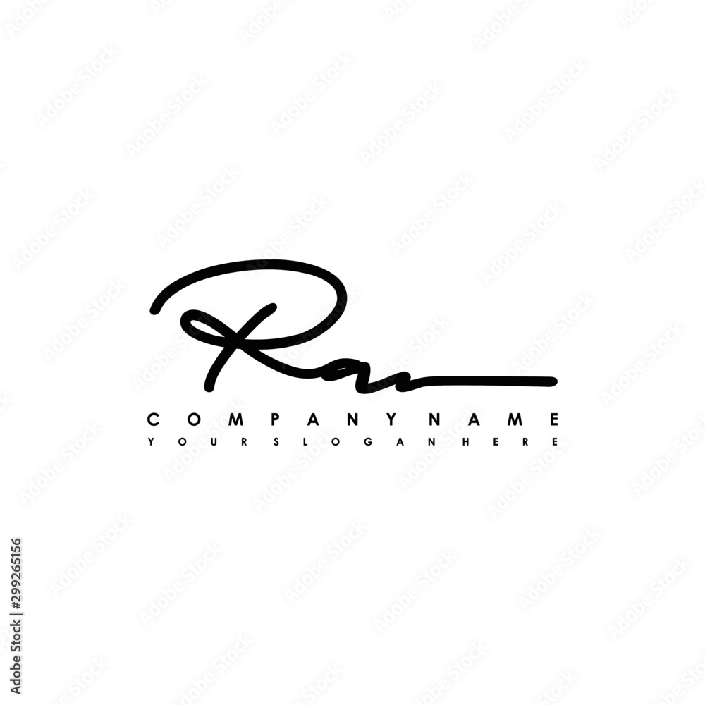 Signatures For Names Starting With R