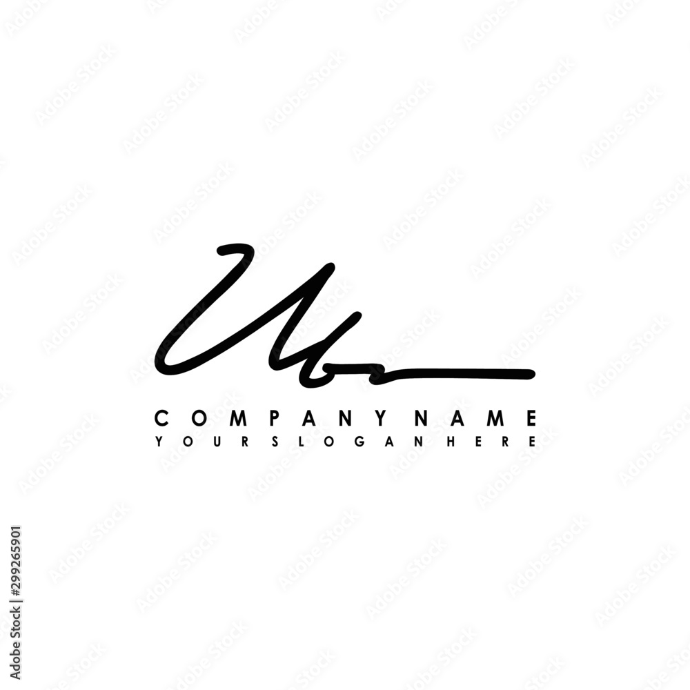 UB initials signature logo. Handwriting logo vector templates. Logo for business, beauty, fashion, signature UB initials signature logo. Handwriting logo vector templates. Logo for business, beauty, fashion, signature