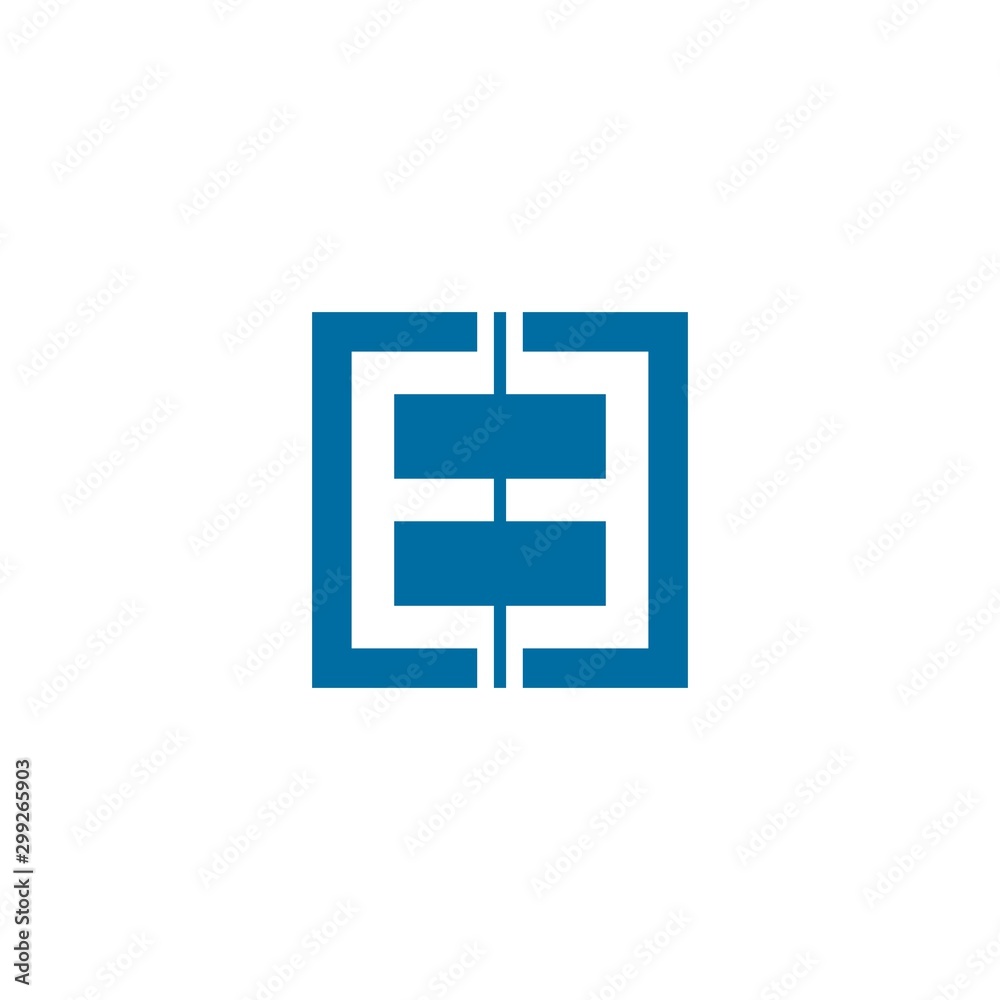 abstract initial letter E logo design template abstract initial letter E logo design template