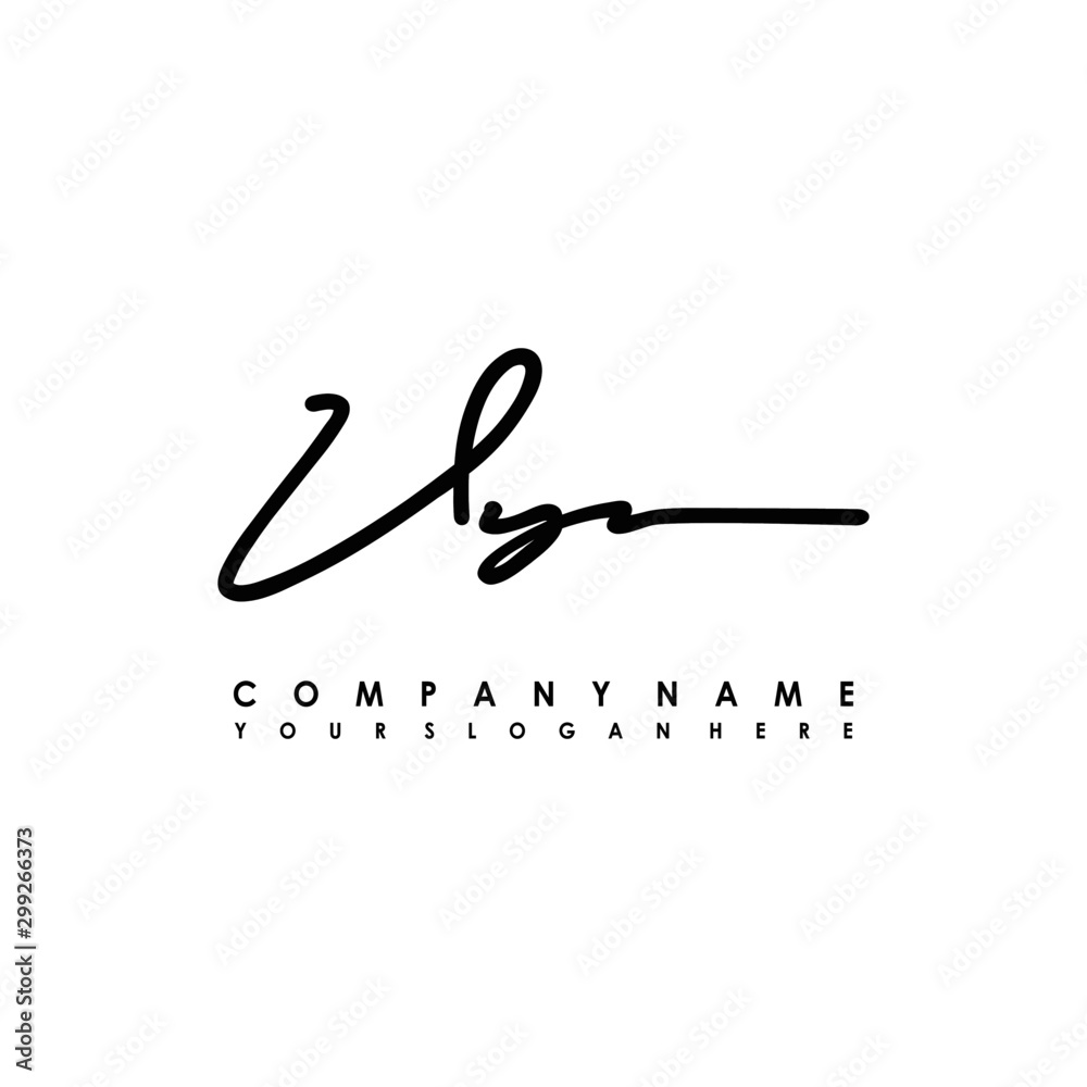 VY initials signature logo. Handwriting logo vector templates. Logo for business, beauty, fashion, signature VY initials signature logo. Handwriting logo vector templates. Logo for business, beauty, fashion, signature