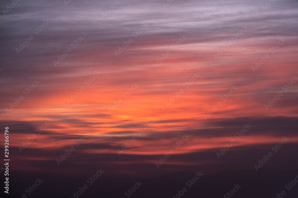 Fototapeta premium Dramatic sky with clouds