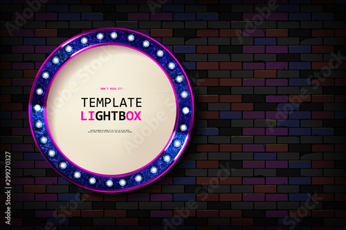 3D render Marquee light