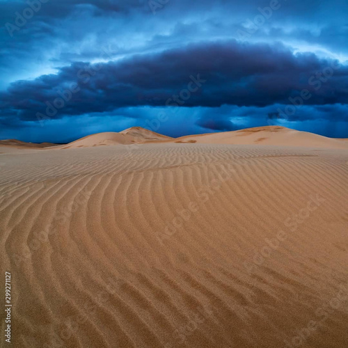 sand dunes in the desert