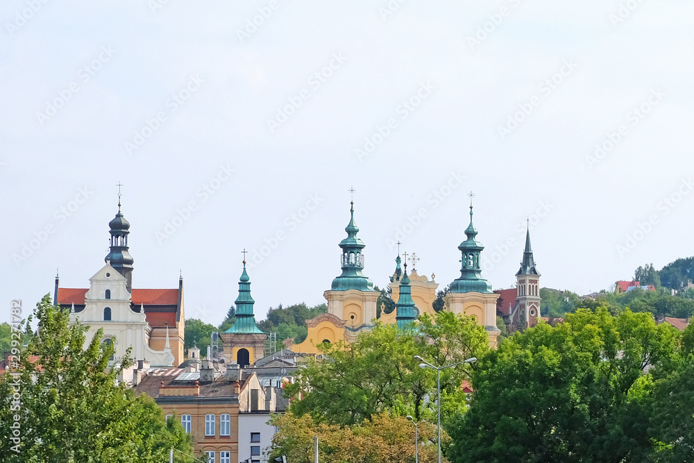 old town, church castles, in Przemysl Poland