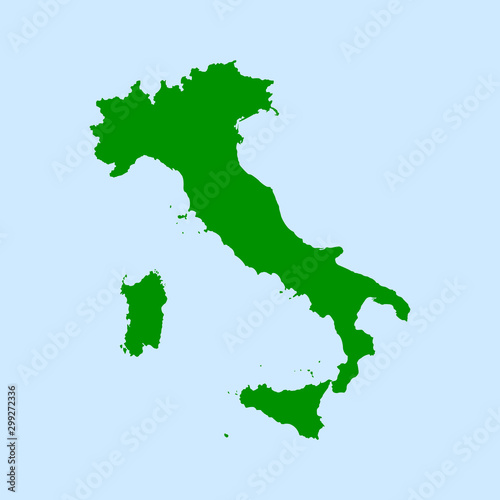 map of Italy