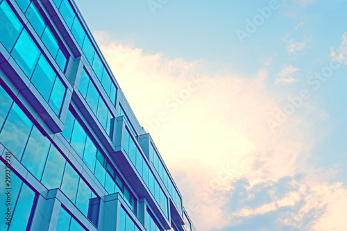 Modern Office building on sky background