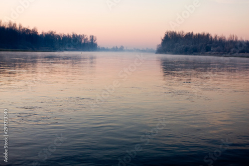 The Dawn on the Drava River