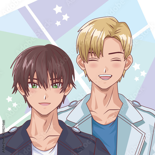 young boys hentai style characters