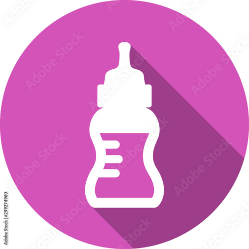feeding bottle icon, milk bottle, baby food