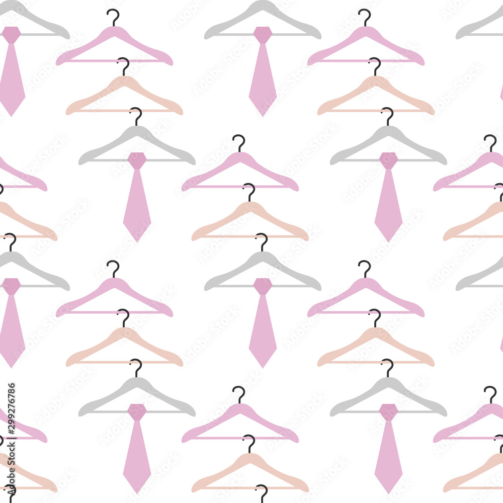 Seamless pattern clothes hangers Black Friday Sale