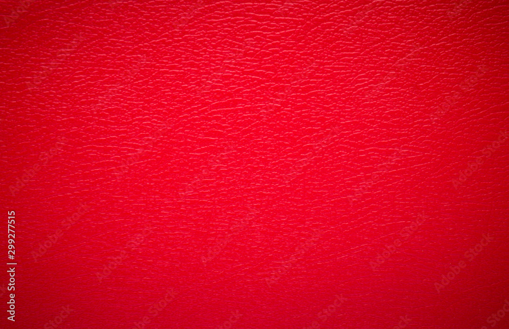 Fototapeta premium Red leather texture can be use as background