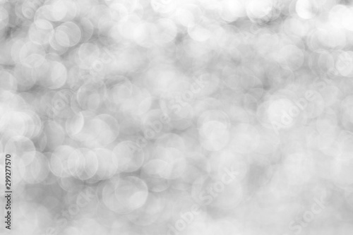 white or silver bokeh abstract background