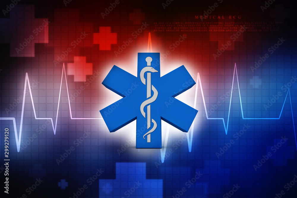 3d illustration medicine pharmacy sign snake 3d illustration medicine pharmacy sign snake