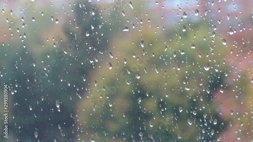 rain drops on window © V52