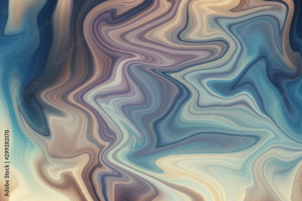 Fototapeta premium Abstract gradient artwork. Colorful liquid marble style background. Fluid inks creative texture.