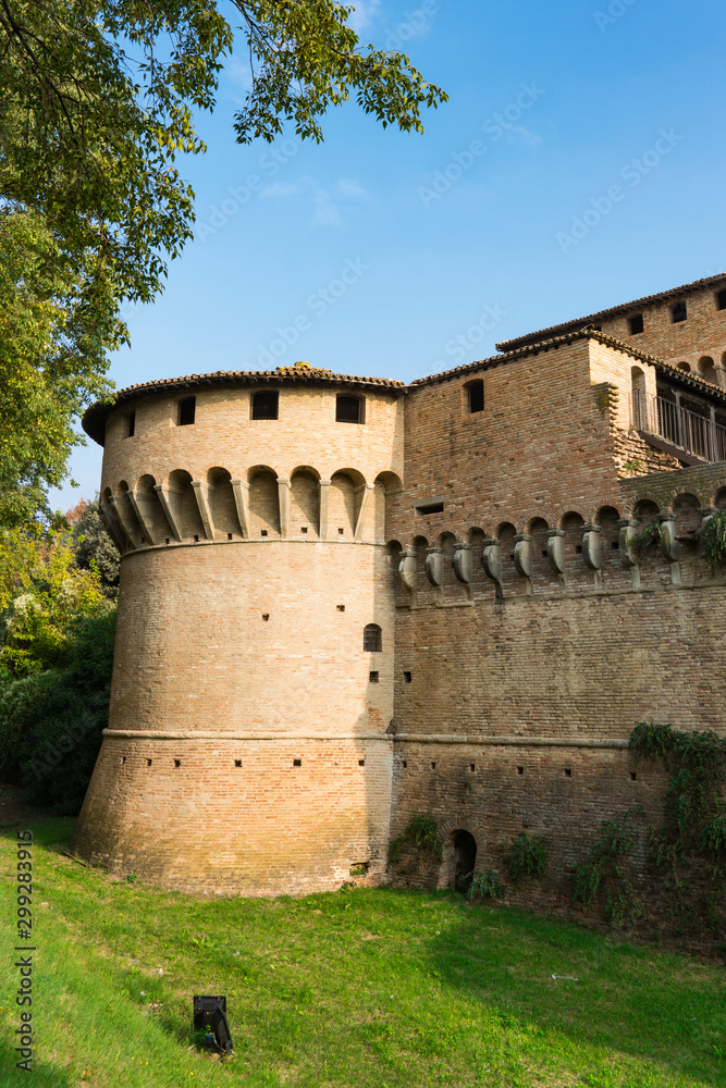 Castle Rocca di Ravaldino in Forli, Italy