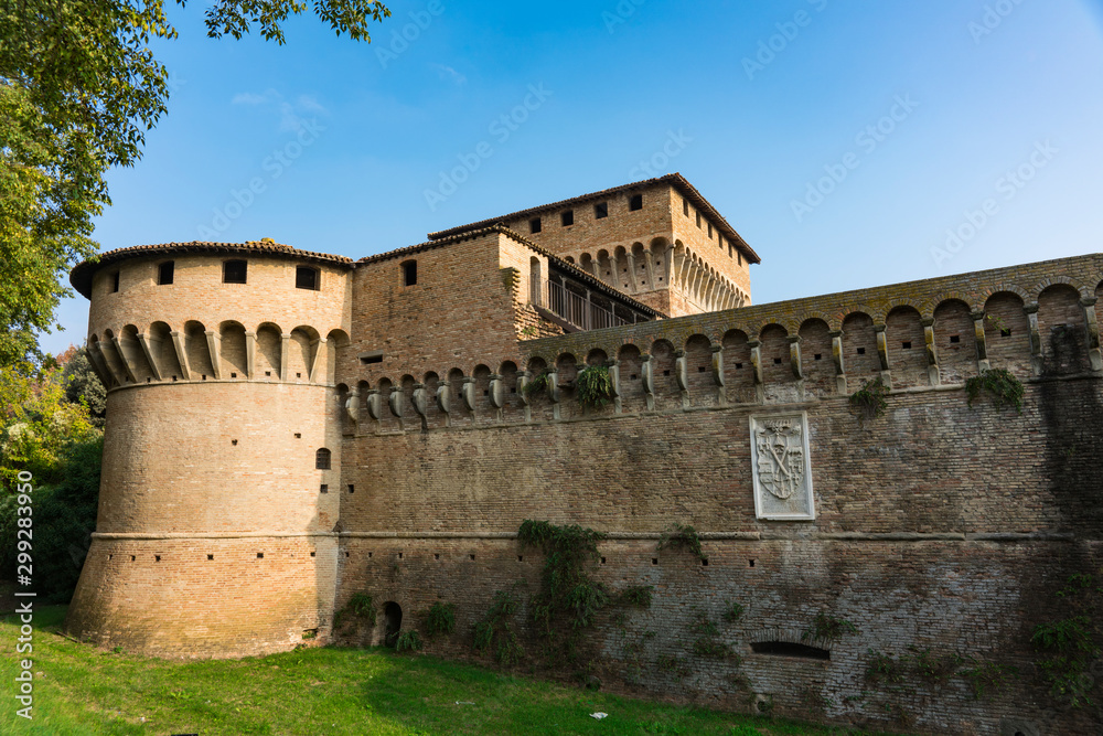 Castle Rocca di Ravaldino in Forli, Italy
