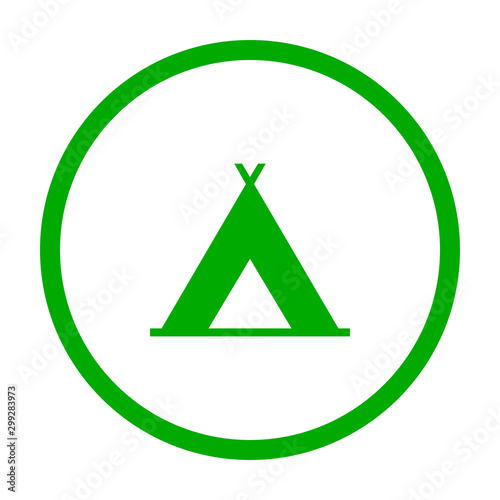 Zelt und Kreis
