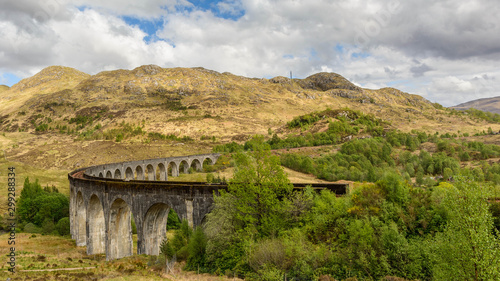 Wallpaper Mural Glenfinnan Railway Viaduct, part of the West Highland Line, Glenfinnan, Loch Shiel, Highlands, Scotland, United Kingdom, Europe Torontodigital.ca