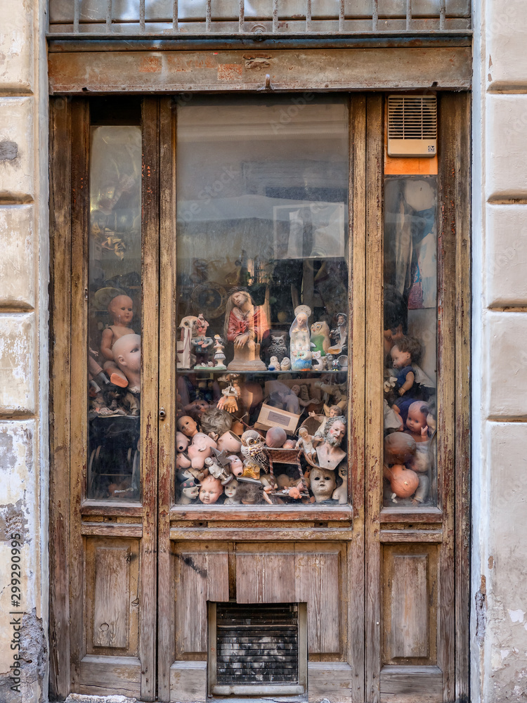 Ospedale delle Bambole doll repair shop in Rome, Italy Stock Photo | Adobe  Stock