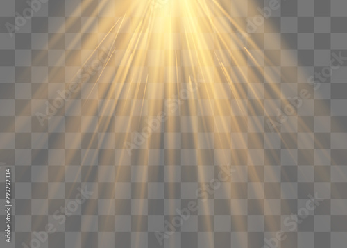 Vector transparent sunlight special lens flare light effect.