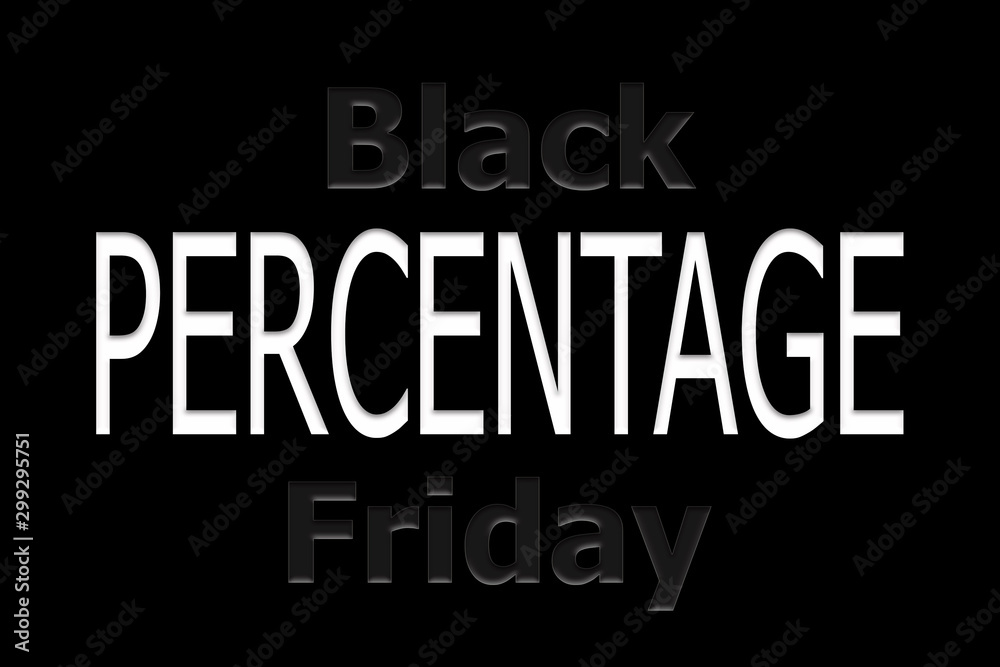 Prozente am Black Friday