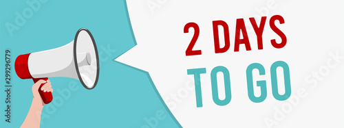 number of days left to go, badges or sticker design, flat vector design
