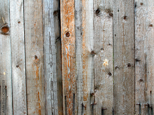 Wooden background and boards planked together