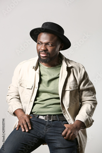Portrait of handsome Africa...