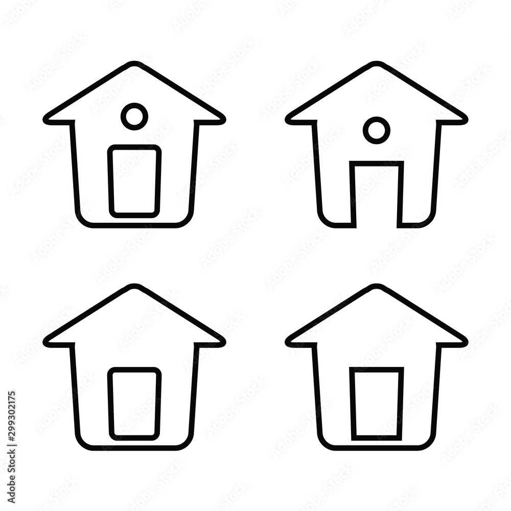 House icon set , icon vector design