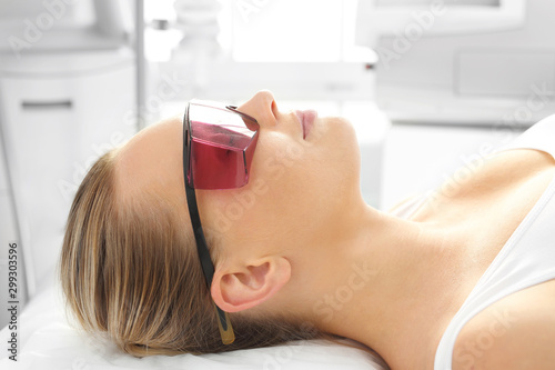 Laser care. Smooth, rejuvenated facial skin. Laser therapy