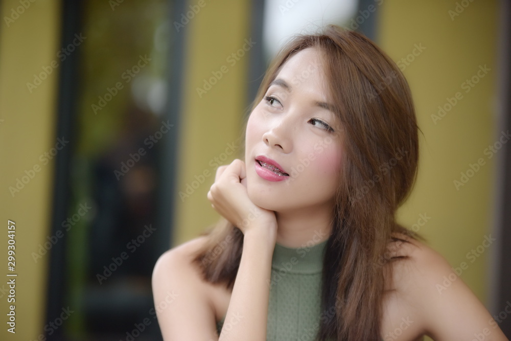 Portrait of a beautiful young woman Portrait of a beautiful young woman