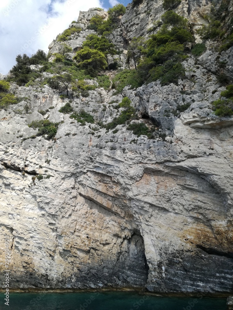 mountains and rocks in Greece