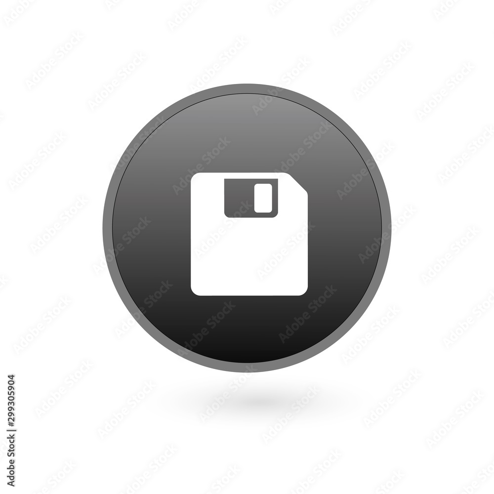 Disket line vector icon on white backround. eps10 Disket line vector icon on white backround. eps10