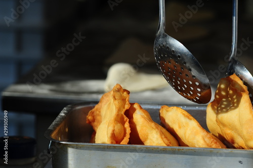 panzerotto pugliese fritto al foodtruck photo