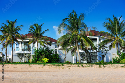 beautiful villa on the beach © terex