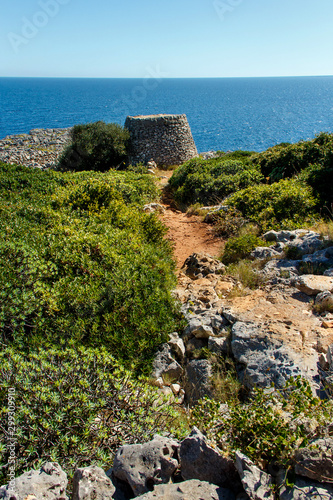 Stone costruction, Coastal Path for Cipolliane caves and Ciolo bridge photo