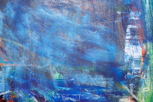 detail of  artistic abstract oil painted background